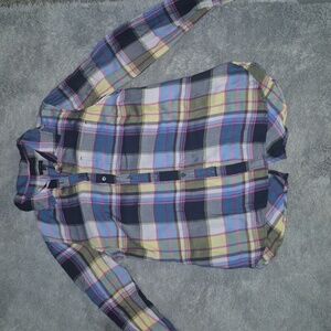 Talbots Multicolor Plaid Casual Shirt